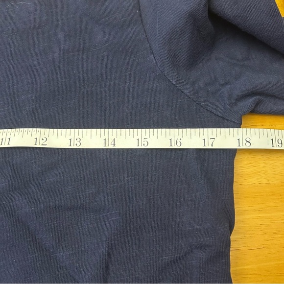 J. CREW Colorblock Knit Dress / Zip Slits / Navy & Coral - Picture 11 of 12